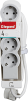 Legrand Standard 694569 230V Elosztó 4 aljzatos 5m - Fehér