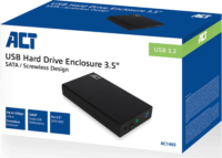 ACT AC1405 3.5" USB 3.2 Külső HDD ház - Fekete