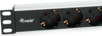 Equip 333292 250V Elosztó 9 aljzatos 1.8m - Fekete/Szürke