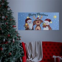 Family Christmas 58464 LED karácsonyi Fali kép 70x30 cm