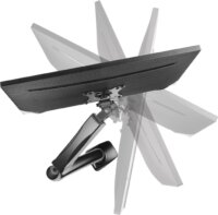 Montiss MT014 13"-32" LCD Monitor asztali tartó kar - Fekete