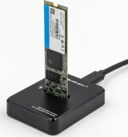 Qoltec 50313 SSD Dokkoló (USB 3.1 Gen2 - M.2 SATA / PCIe)