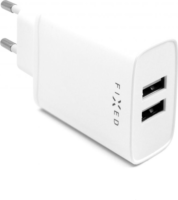 Fixed FIXC15 2x USB-A Hálózati töltő - Fehér (15W)