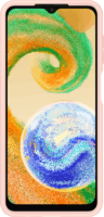 Samsung Galaxy A04s gyári kártyatartós Szilikon Tok - Púder