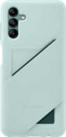 Samsung Galaxy A04s kártyatartós Szilikon Tok - Zöld