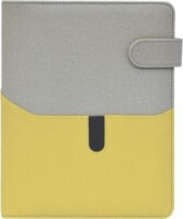 Saturnus 229 M 95 x 171mm Gyűrűs kalendárium betétlapokkal - Szürke/sárgászöld