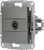 Schneider ASFORA TV csatlakozóaljzat végzáró - Acél