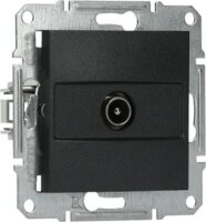 Schneider ASFORA TV csatlakozóaljzat végzáró - Antracit