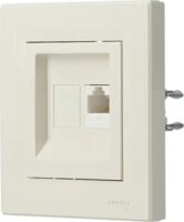 Schneider ASFORA 1xRJ45 CAT5e fali aljzat - Bézs