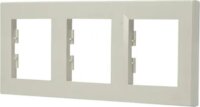 Schneider ASFORA vízszintes hármas keret - Bézs