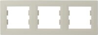 Schneider ASFORA vízszintes hármas keret - Bézs