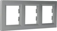 Schneider ASFORA vízszintes hármas keret - Alumínium