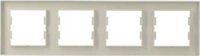Schneider ASFORA vízszintes négyes keret - Bézs