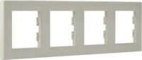 Schneider ASFORA vízszintes négyes keret - Bézs