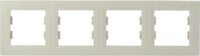 Schneider ASFORA vízszintes négyes keret - Bézs