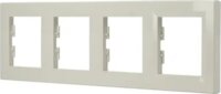 Schneider ASFORA vízszintes négyes keret - Bézs