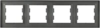 Schneider ASFORA vízszintes négyes keret - Acél