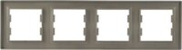 Schneider ASFORA vízszintes négyes keret - Bronz