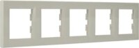 Schneider ASFORA vízszintes ötös keret - Bézs