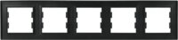 Schneider ASFORA vízszintes ötös keret - Antracit