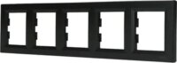 Schneider ASFORA vízszintes ötös keret - Antracit