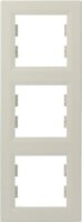 Schneider ASFORA függőleges hármas keret - Bézs