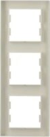 Schneider ASFORA függőleges hármas keret - Bézs