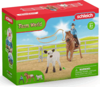 Schleich Farm World Cowboy mulatság lasszóval