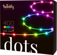 Twinkly Dots TWD400STP-TEU Kül-/Beltéri LED fényfüzér 20m - Színes