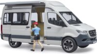 Bruder Mercedes Benz Sprinter lakóautó sofőrrel - Fehér