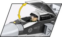 Cobi Saab JAS 39 Gripen E repülőgép 480 darabos építő készlet