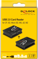 Delock 91007 USB 2.0 Külső kártyaolvasó