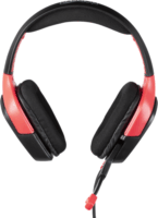Konix Naruto Akatsuki Vezetékes Gaming Headset - Fekete/Piros