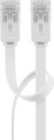 Goobay U/UTP CAT6 Lapos Patch kábel 10m - Fehér
