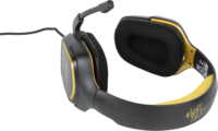 Konix UFC Vezetékes Gaming Headset - Fekete/Sárga