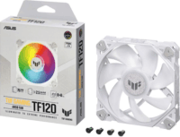Asus TUF Gaming TF120 ARGB 120mm PWM Rendszerhűtő - Fehér