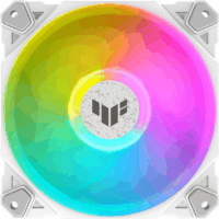 Asus TUF Gaming TF120 ARGB 120mm PWM Rendszerhűtő - Fehér (3db/csomag)