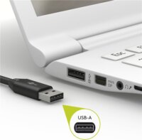 Goobay 63523 USB-A apa 2.0 - Lightning apa Adat és töltőkábel - Fekete (1m)
