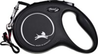Flexi New Classic M/5m Csévélő szalagos kutyapóráz - Fekete