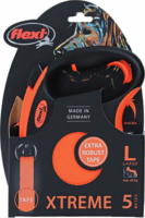 Flexi Xtreme L/5m Csévélő szalagos kutyapóráz - Narancssárga
