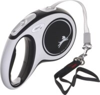 Flexi New Comfort M/5m Csévélő szalagos kutyapóráz - Fekete