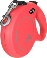 Flexi New Classic L/5m Csévélő szalagos kutyapóráz - Piros