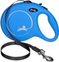 Flexi New Classic L/8m Csévélő szalagos kutyapóráz - Kék