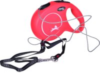 Flexi New Classic S/8m Csévélő szalagos kutyapóráz - Piros