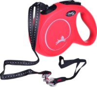 Flexi New Classic S/8m Csévélő szalagos kutyapóráz - Piros