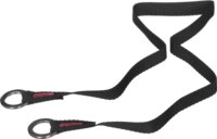 Flexi Black Design M/5m Csévélő szalagos kutyapóráz - Fekete/Fehér