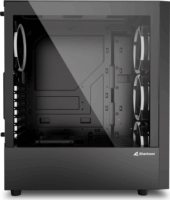 Sharkoon RGB Wave Számítógépház - Fekete