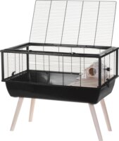 Zolux Neo Nigha Rágcsáló ketrec - Fekete (78 x 48 x 36 cm)