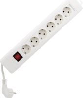 REV Supraline 250V Elosztó 6 aljzatos 2.4m - Fehér