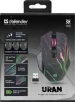 Defender Uran GM-503 Wireless Gaming Egér - Fekete